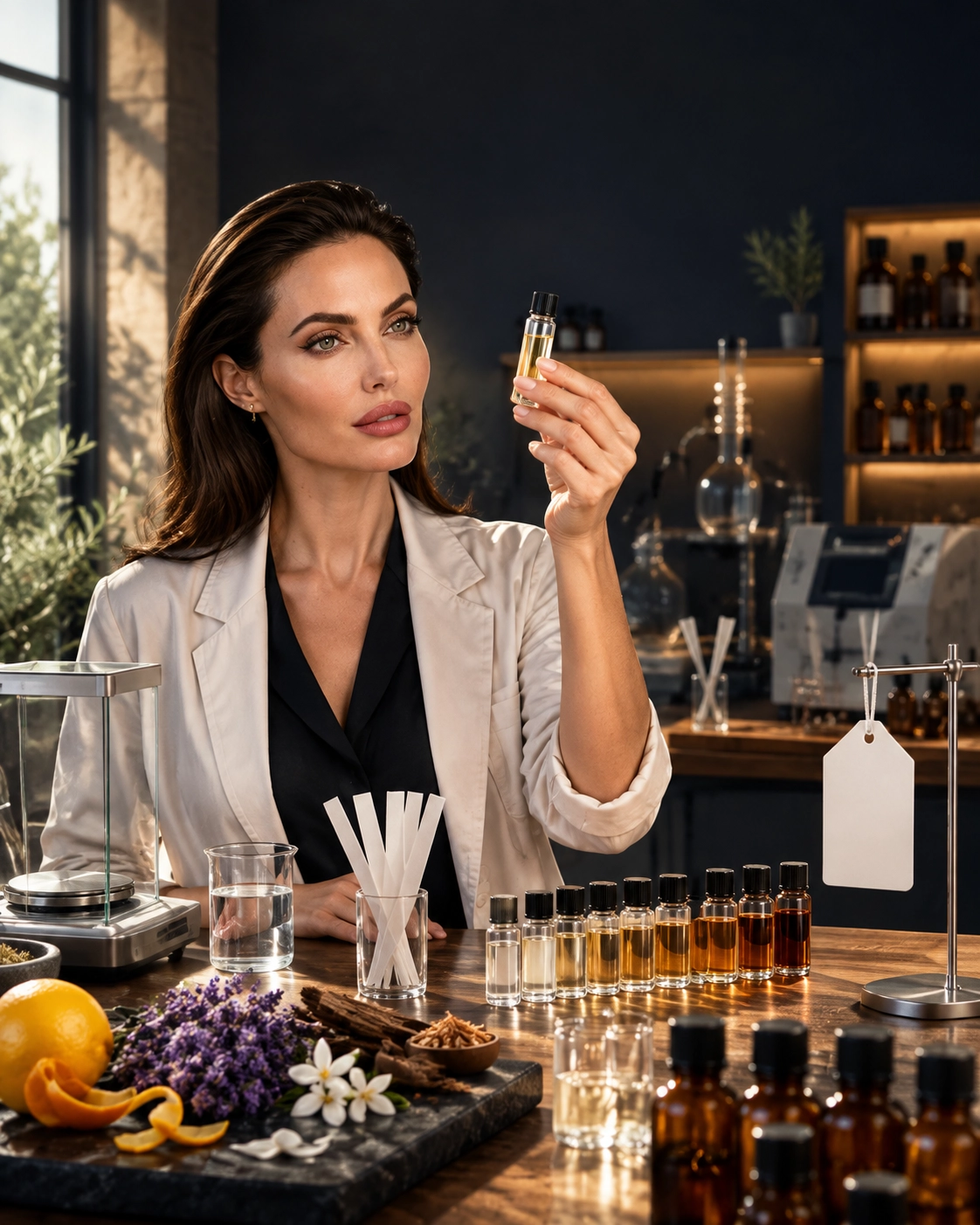 Selection of raw materials and essences at Sentorette